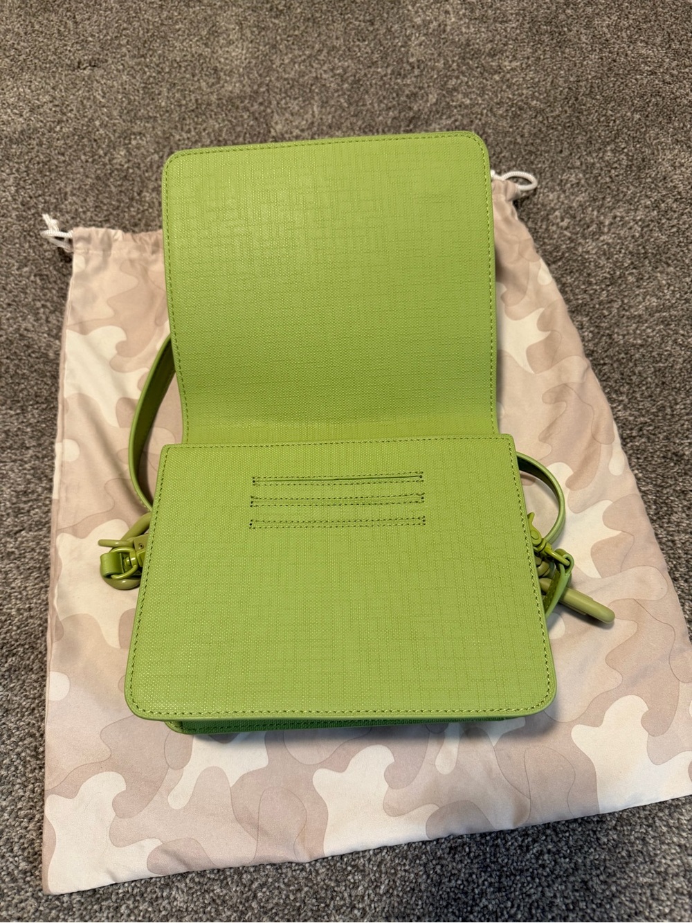 Dagne Dover Lime Green Crossbody Bag - Picture 2 of 8